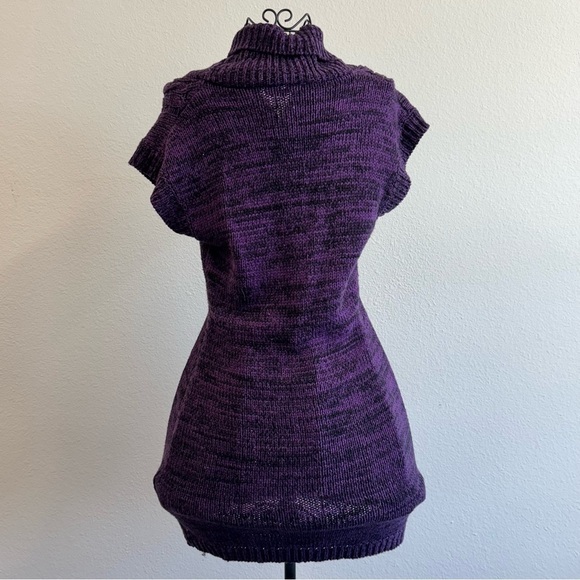 1955 Vintage Purple Cowl Neck Sweater - Picture 8 of 10
